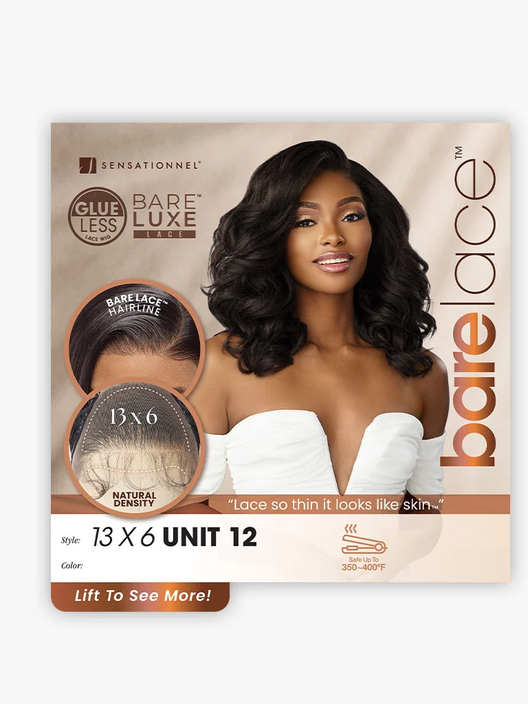 Sensationnel Wig - Bare Lace Wig 13X6 Unit 12