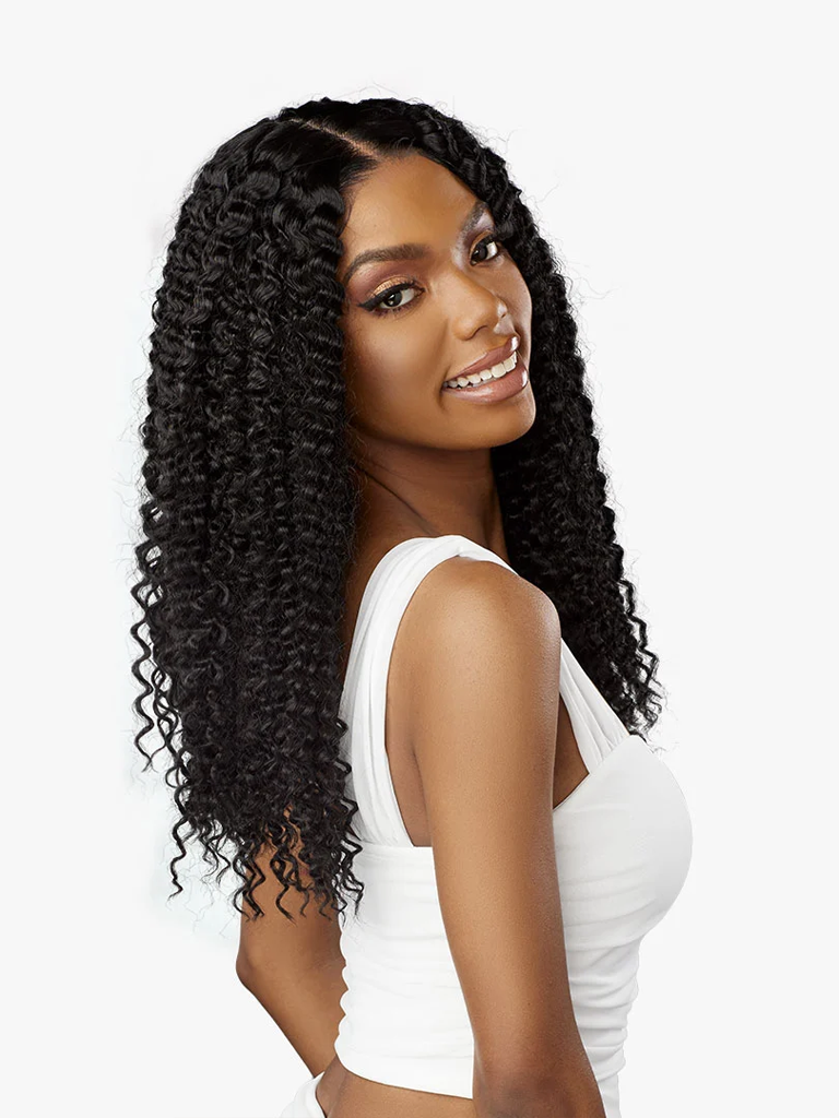 Sensationnel Wig - Butta Lace Human Hair Blend Kinky Water Wave 18"