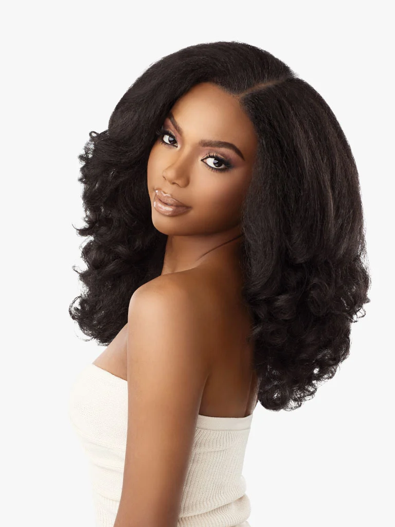 Sensationnel Wig - Curls Kinks & Co Kinky Edges Y-Part Kinky Roller Set 16"