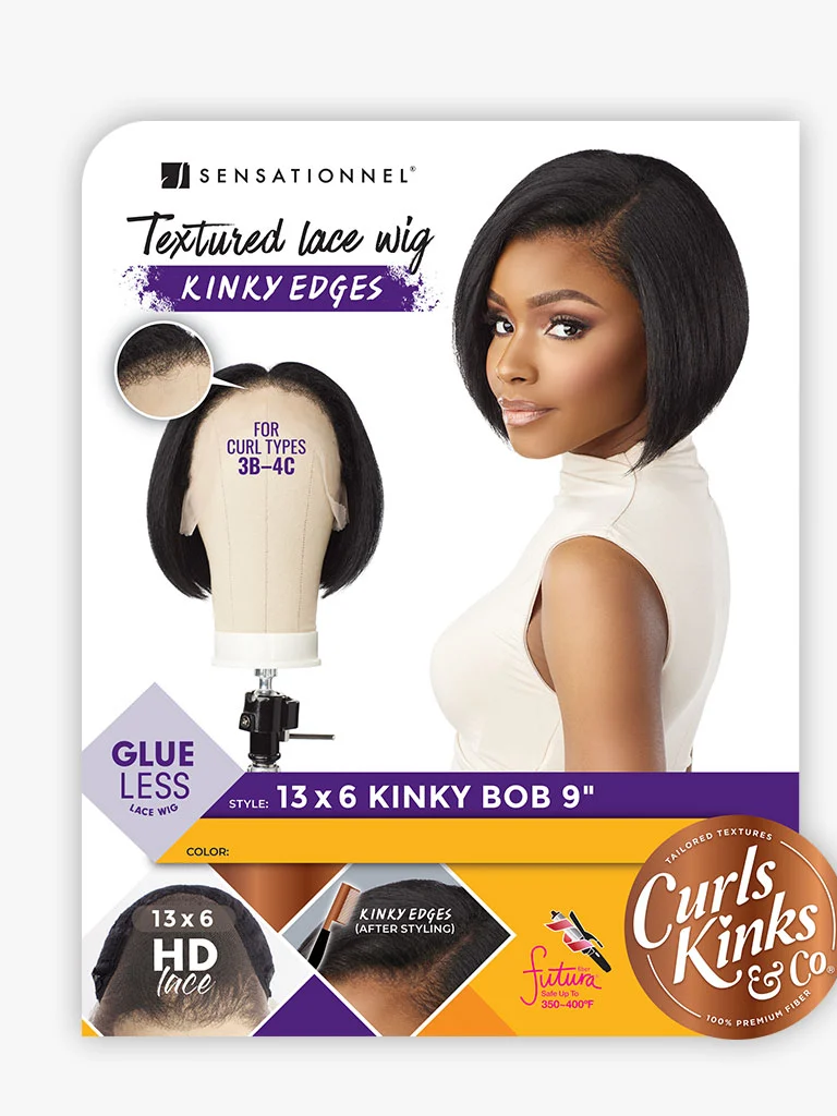 Sensationnel Wig - Curls Kinks & Co Kinky Edges 13X6 Kinky Bob 9"