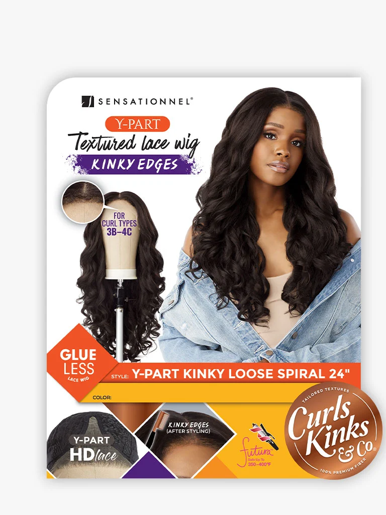 Sensationnel Wig - Kinky Edges Y-part_ Kinky Loose Spiral 24″