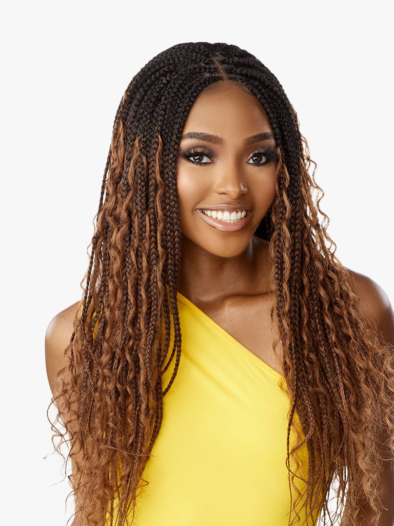 Sensationnel Wig -  4x4 Braided Mermaid Box Braid 30"