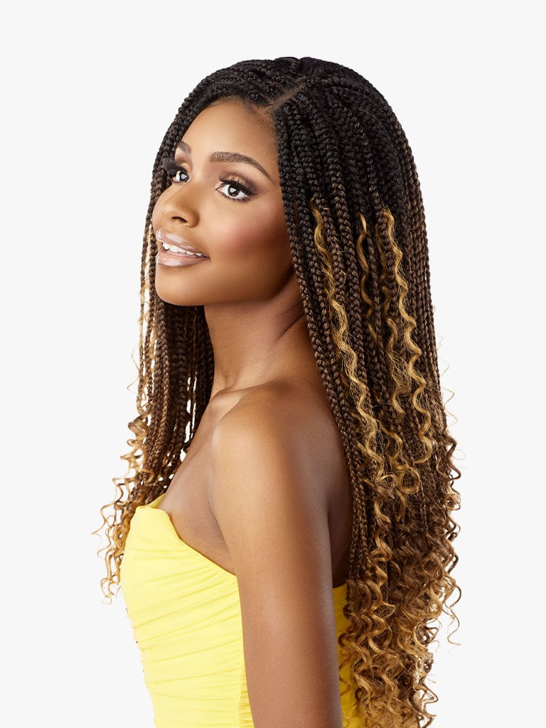 Sensationnel Wig -  4x4 BRAIDED BOHO BOX BRAID 30"